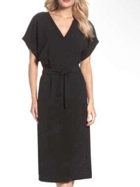dress with gold zipper down the back Women's Sleeveless Midi LBD With Multiple Gold Zippers Black 4 / Black